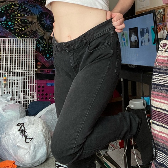 American Eagle Outfitters Denim - Black skinny jeans